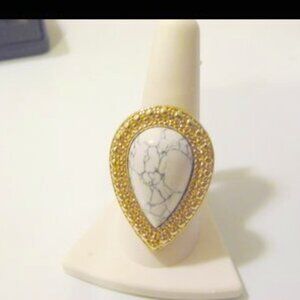 Samantha Willis Goldtone Bohemian Bardot Ring Size 9